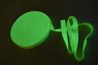 Blacklight Glo-Line 1 inch Luminescent Decorative Fabric Ribbon